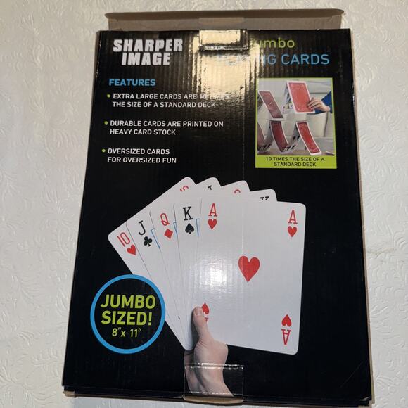 8.5 X 11 Jumbo Playing Cards Super Big Giant Game Card Deck Oversize Huge Poker - Picture 8 of 10